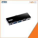 Aten UH3238 USB-C Travel Dock with Power Pass-Through