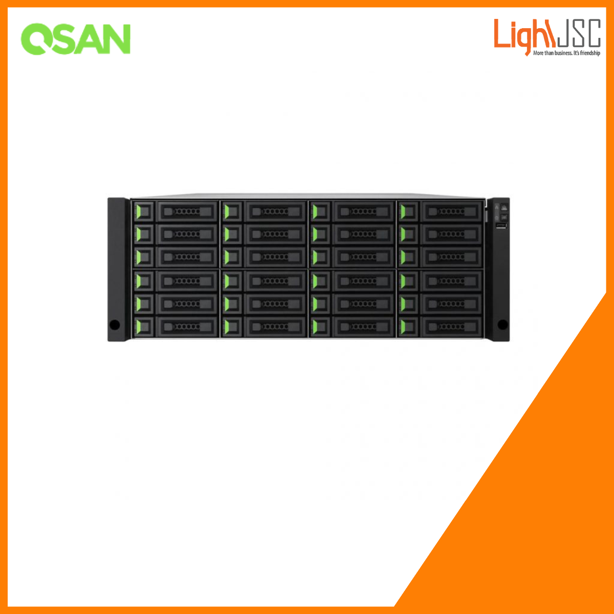xs5324denhoanhchinh QSAN XS5324 (3.5" 4U 24-bay) - Image 1