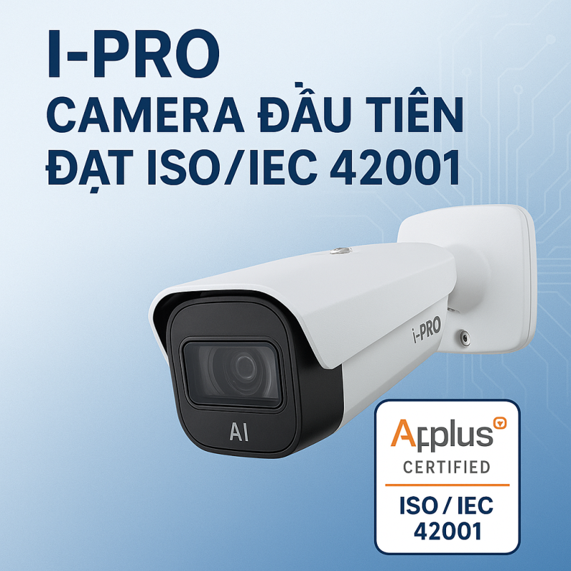  i-PRO Camera Đầu Tiên Đạt ISO/IEC 42001