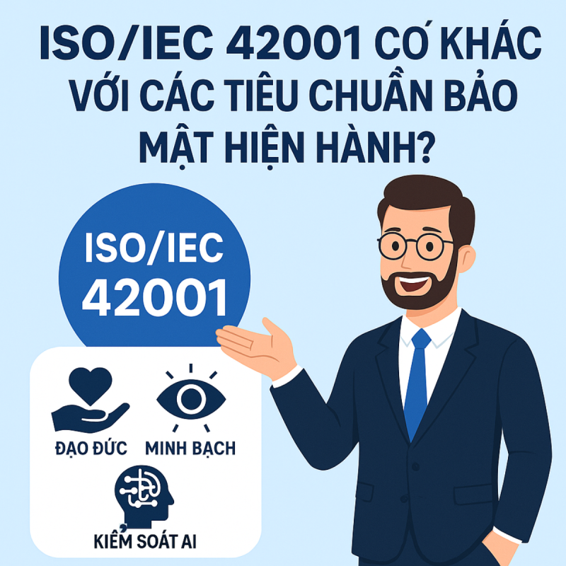 ISO/IEC 42001 có khác với các tiêu chuẩn bảo mật hiện hành ?