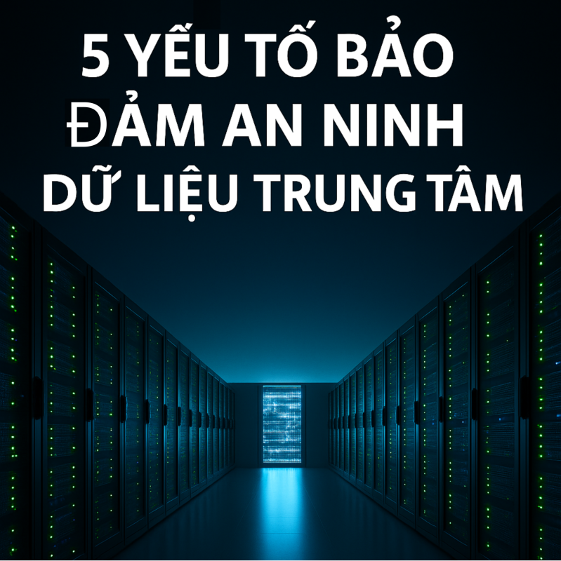 5 yếu tố đảm bảo an ninh dữ liệu trung tâm