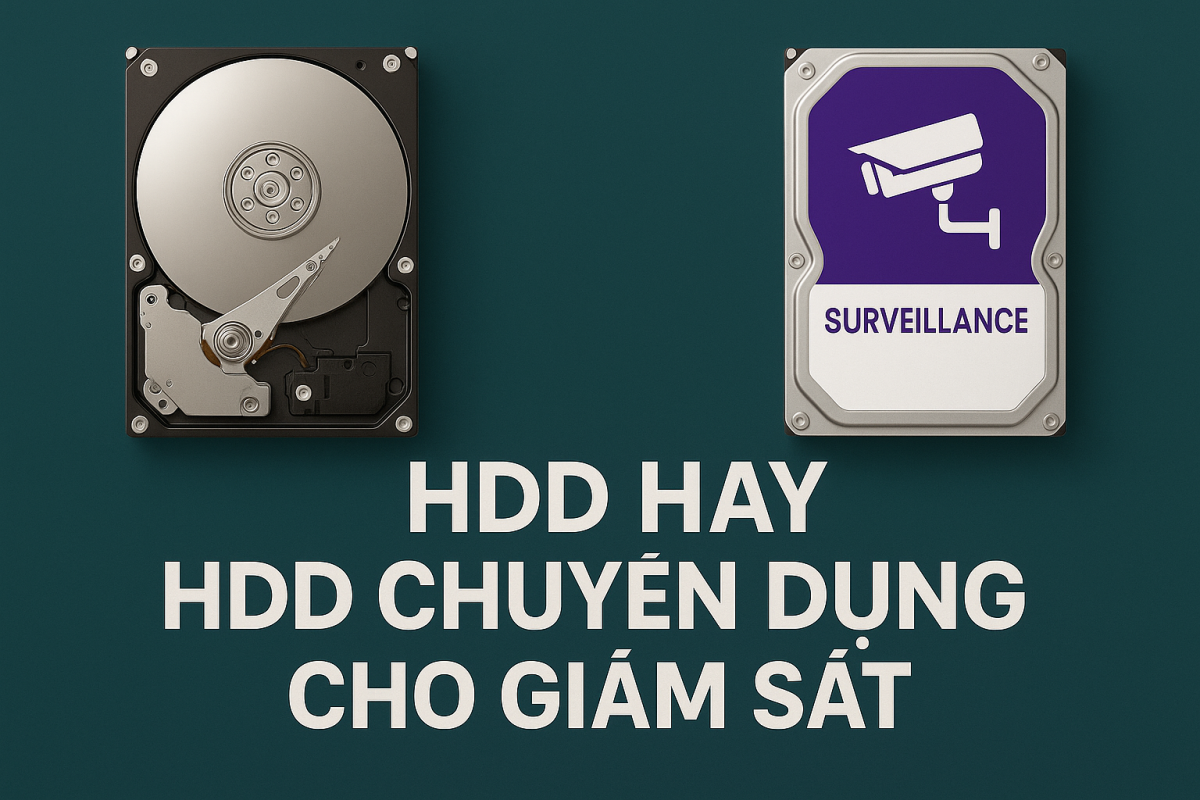 "so sánh hdd thường và hdd giám sát cho camera 24/7"