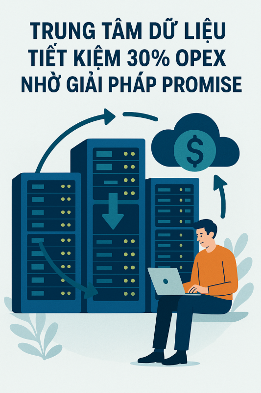 Trung tâm dữ liệu tiết kiệm 30% OPEX nhờ giải pháp PROMISE