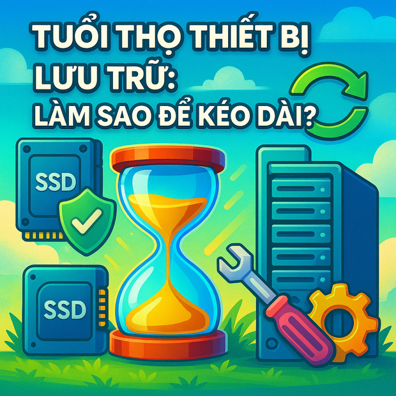 tuổi thọ thiết bị lưu trữ : làm sao để kéo dài