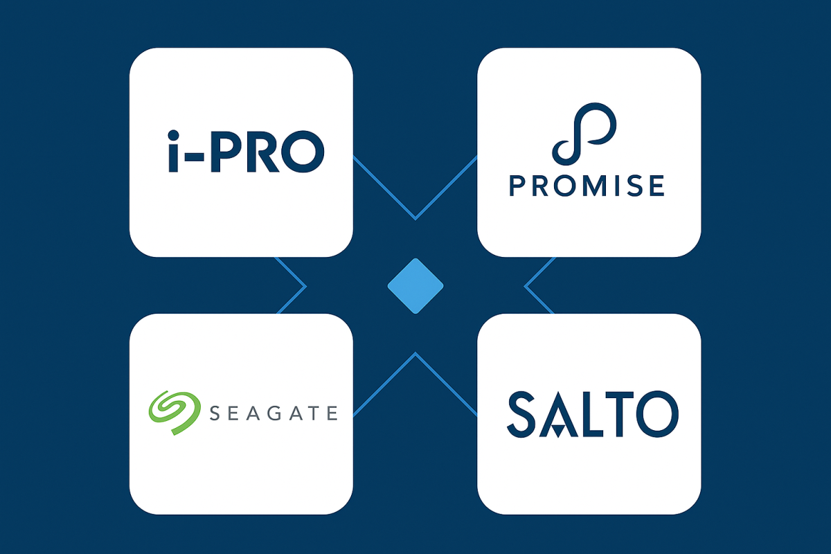 Bộ tứ siêu đẳng: i‑PRO, Promise, Seagate, Salto hợp tác