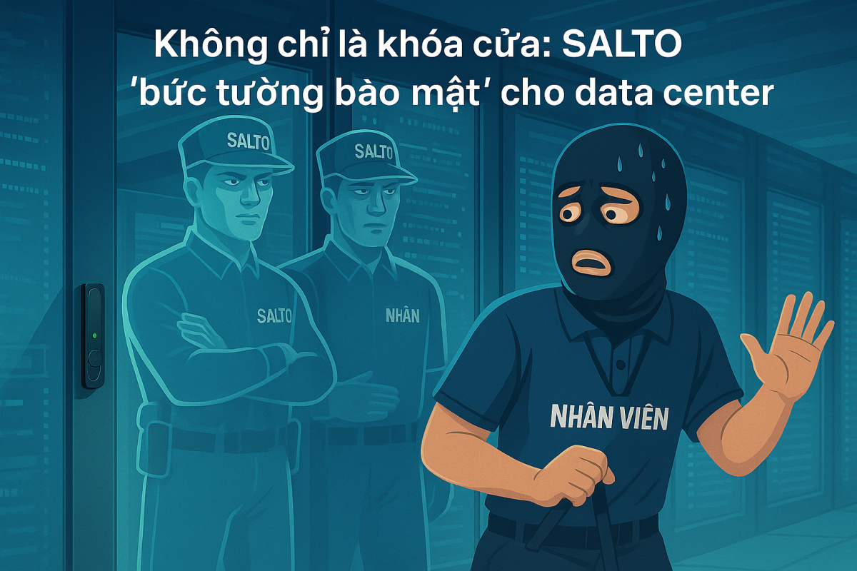 không chỉ là cửa khóa : SALTO " bức tường bảo mật " cho data center
