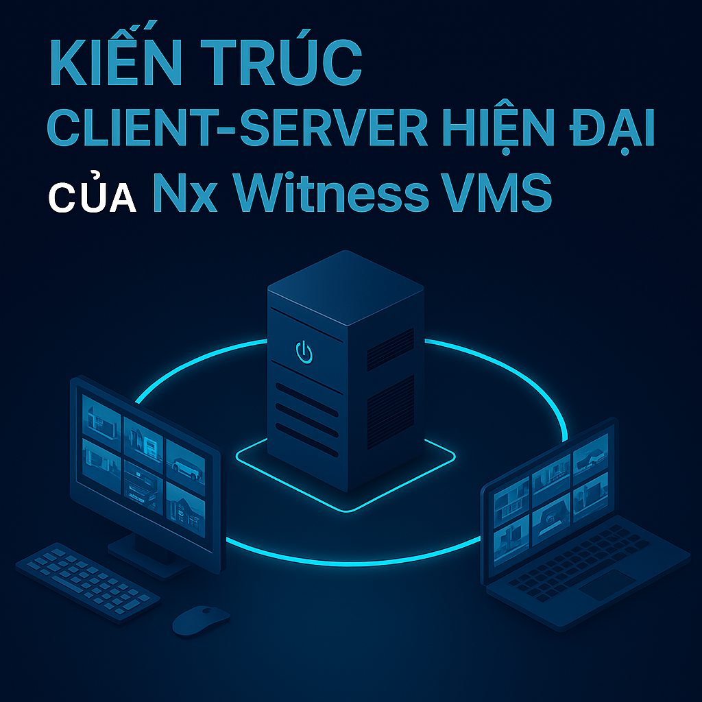 kiến trúc client-server hiện đại của Nx Witness VMS