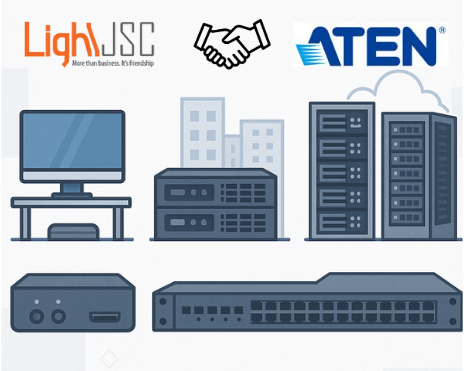 LightJSC nhà phân phối chính hãng sản phẩm aten