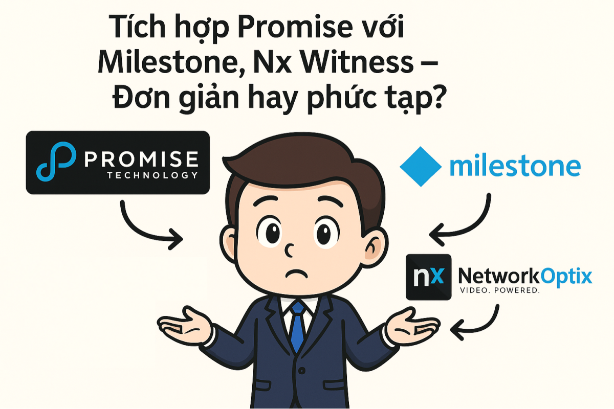Tích hợp Promise với Milestone, Nx Witness – Đơn giản hay phức tạp?