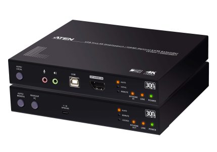 Bộ mở rộng KVM quang USB True 4K DisplayPort/HDMI (True 4K @ 300 m) CE980